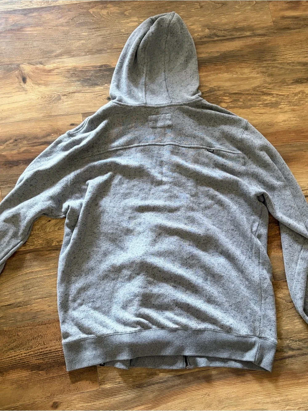 Hurley Men's Gray Full-Zip Hooded Sweatshirt